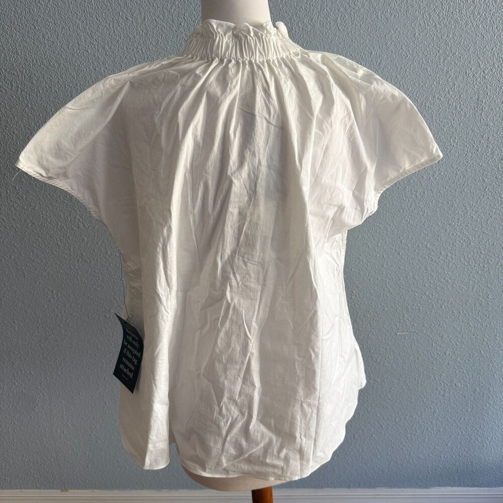 Polamnder Place White Rae Blouse Size Medium - Picture 8 of 12